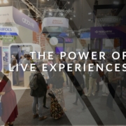 The Power of Live Experiences banner image showing in-person events in a digital-first world