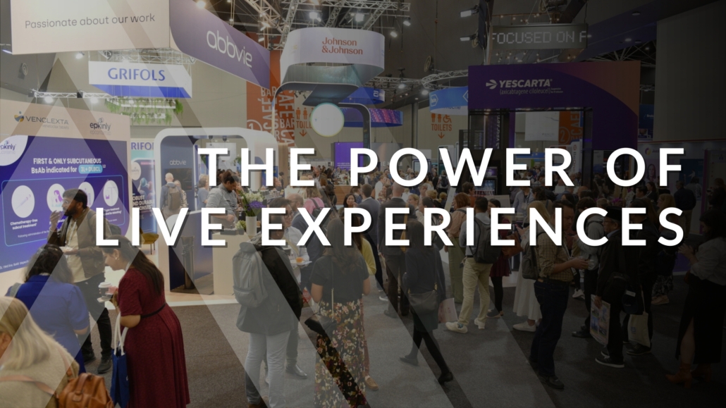 feature image showing in-person events in a digital-first world