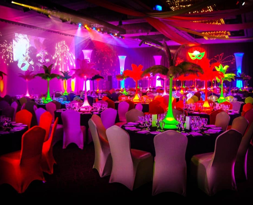 How colours can create atmosphere at your event
