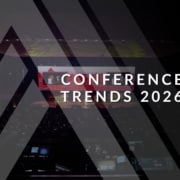 Stage performance during a corporate conference