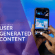 Event guest captures user generated content