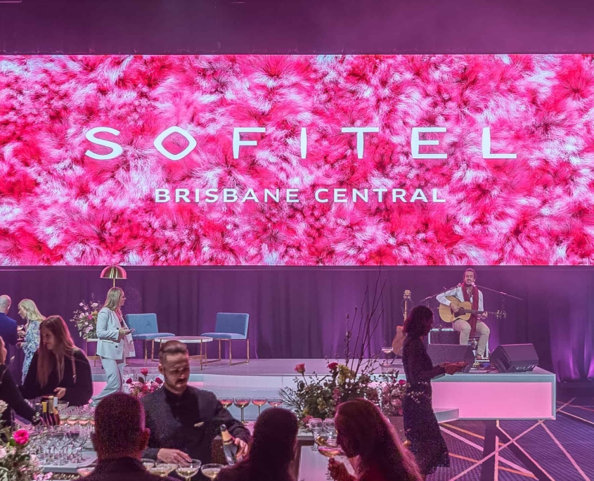 Media Release – AVPartners launch ultra-wide LED screen at Sofitel Brisbane Event