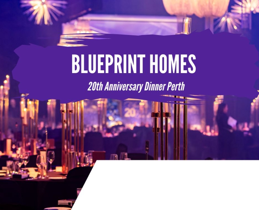 Blueprint Homes 20th Anniversary Dinner Perth Celebrated with AVPartners’ Support