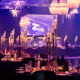 wide angle of fully styled ballroom at the Blueprint Homes 20th Anniversary Dinner Perth