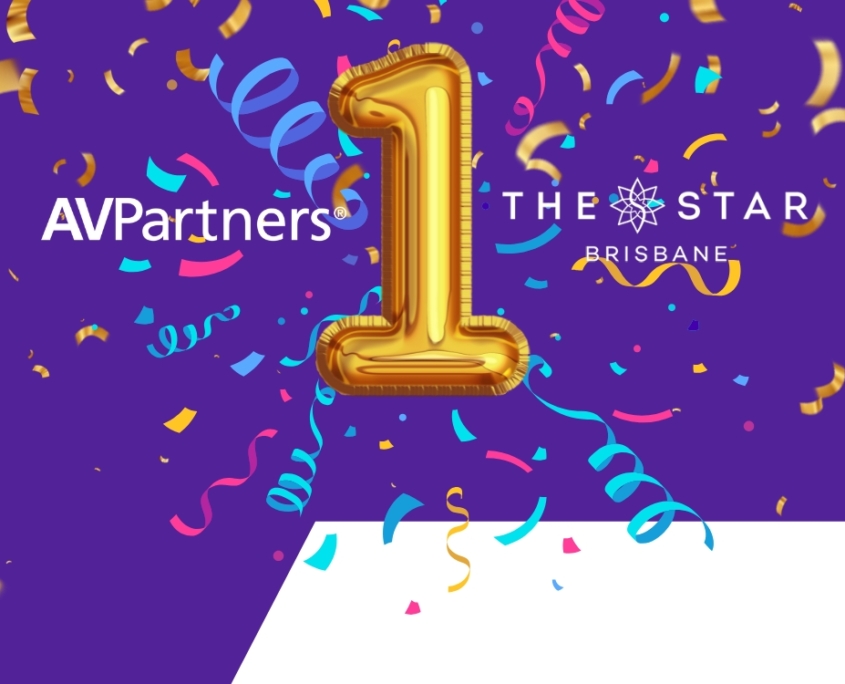 AVPartners® Celebrates One Year as The Star Brisbane’s Audiovisual Partner
