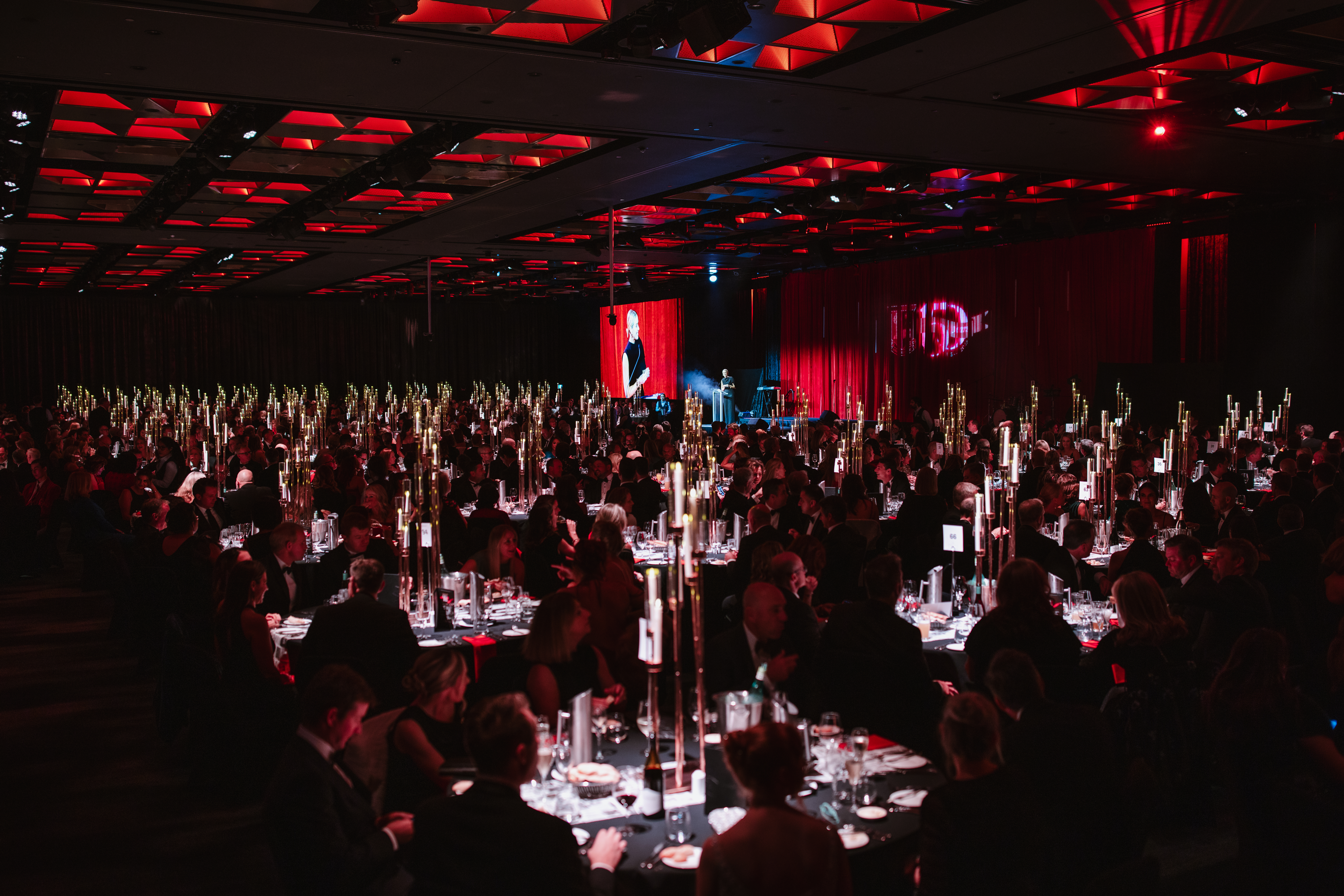 Large scale awards night gala dinner event