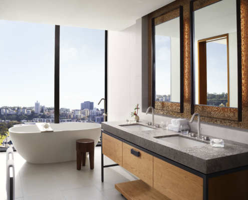 The Ritz-Carlton, Perth - Premium King Room - Bathroom View