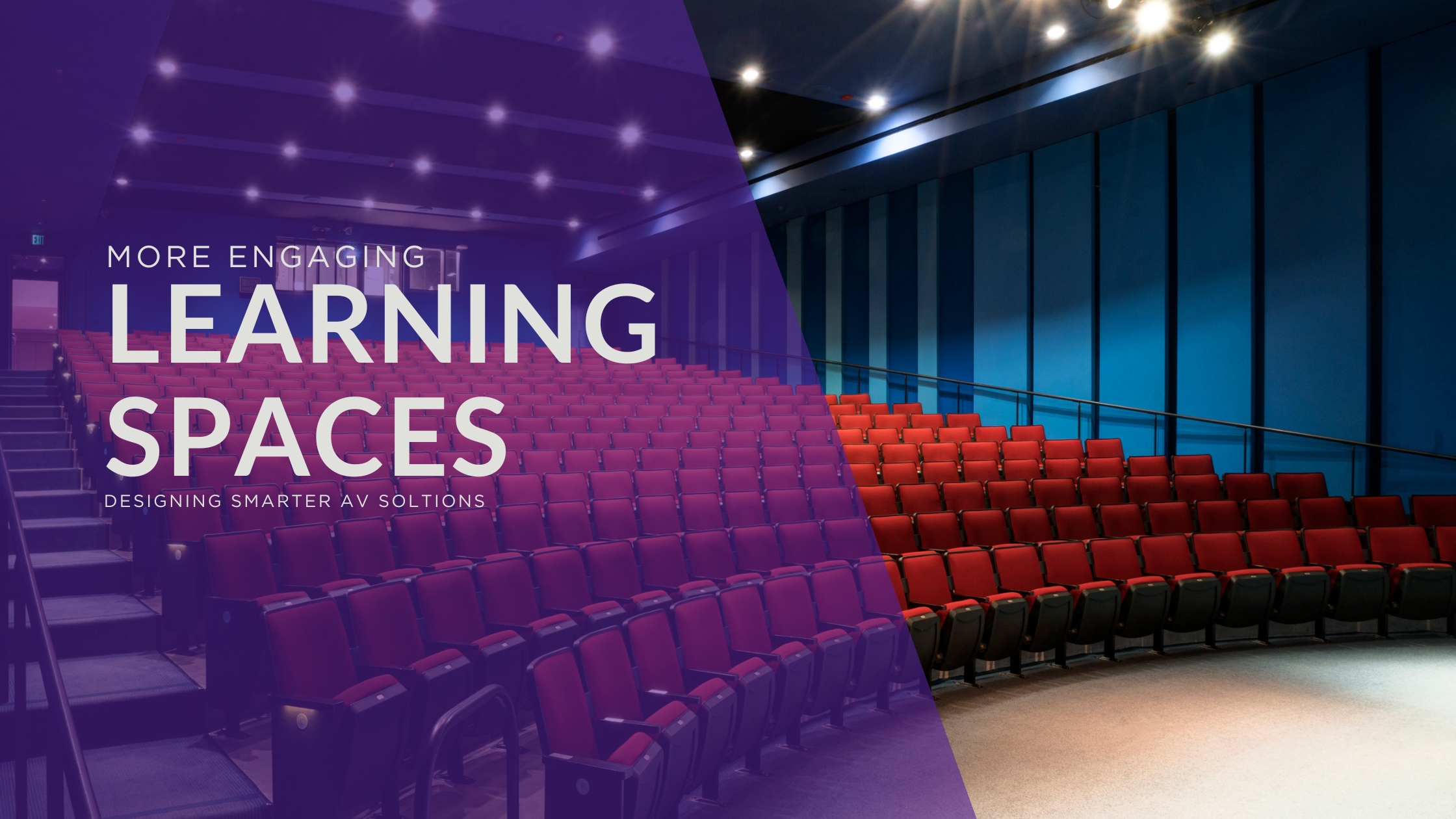 Lecture Theatre AV Blog Banner Image