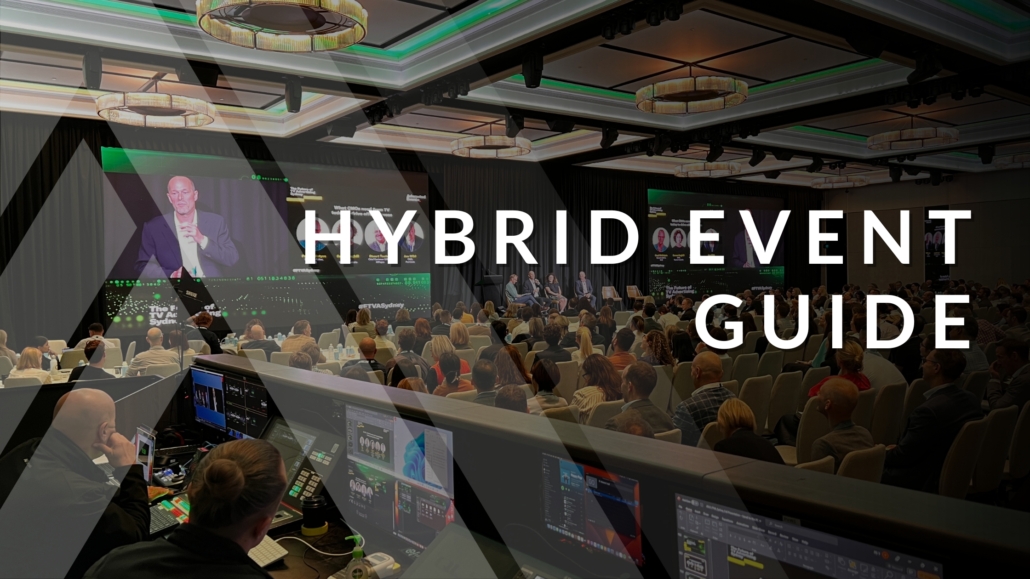 Virtual attendee engaging through live chat during a hybrid conference