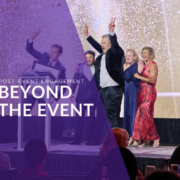 award winners on stage at a gala event