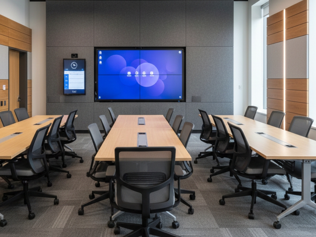 Training room av installation solution in a government building.