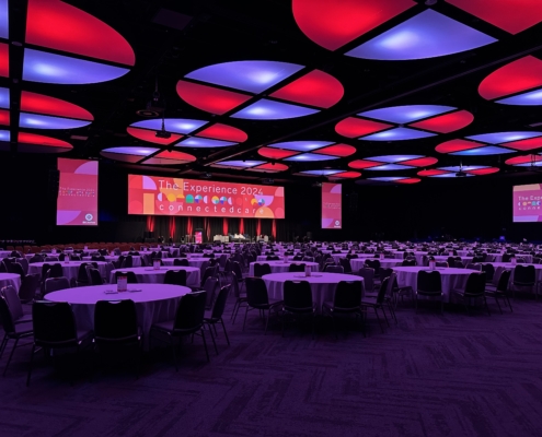 LED Screen Installation for a conference at Perth Convention Exhibition Centre