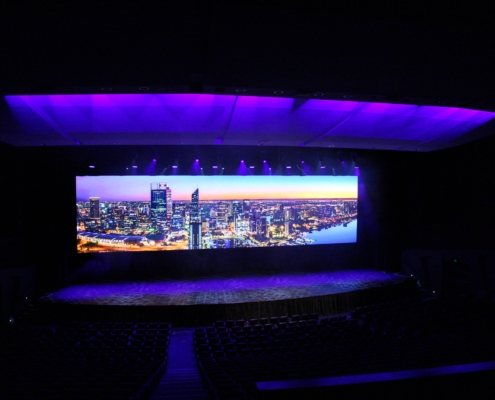 Auditorium AV Installation with LED Screen at Perth Convention Exhibition Centrew