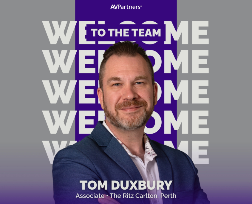 AVPartners Welcomes Tom Duxbury as Associate at The Ritz-Carlton, Perth